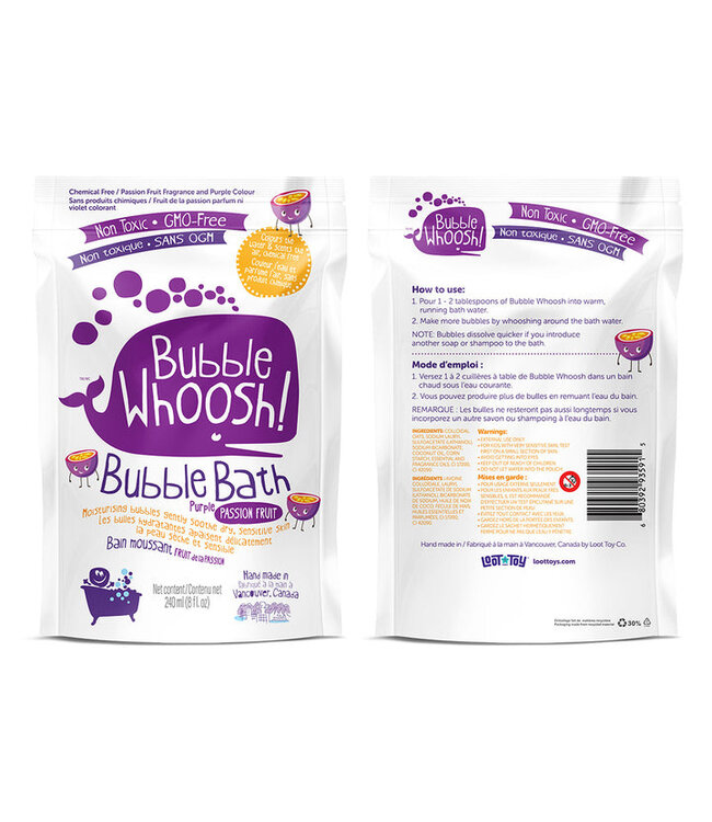 LOOT TOYS BUBBLE WOOSH - PASSION FRUIT