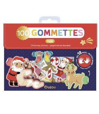AUZOU MA POCHETTE DE 100 GOMMETTES NOËL