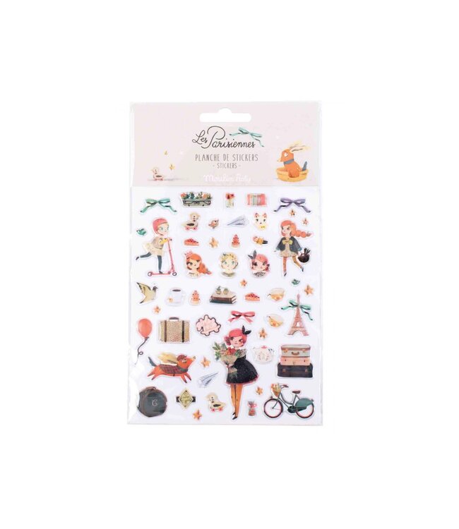 MOULIN ROTY AUTOCOLLANTS - LES PARISIENNES