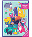 CARTE PUZZLE - CAT PARTY GREETING