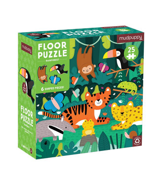 CASSE-TÊTE AU SOL (25 MORCEAUX) - RAINFOREST