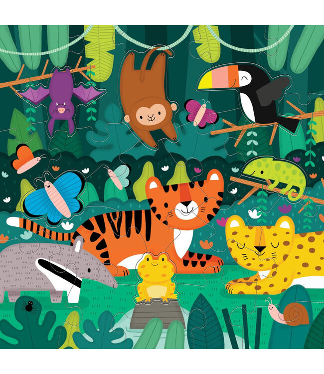 CASSE-TÊTE AU SOL (25 MORCEAUX) - RAINFOREST