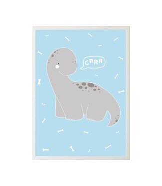 AFFICHE - BÉBÉ BRONTOSAURUS