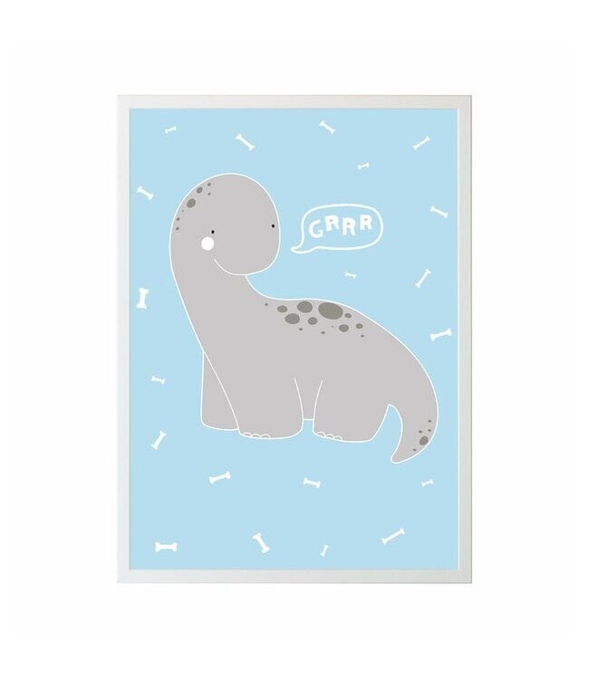 AFFICHE - BÉBÉ BRONTOSAURUS