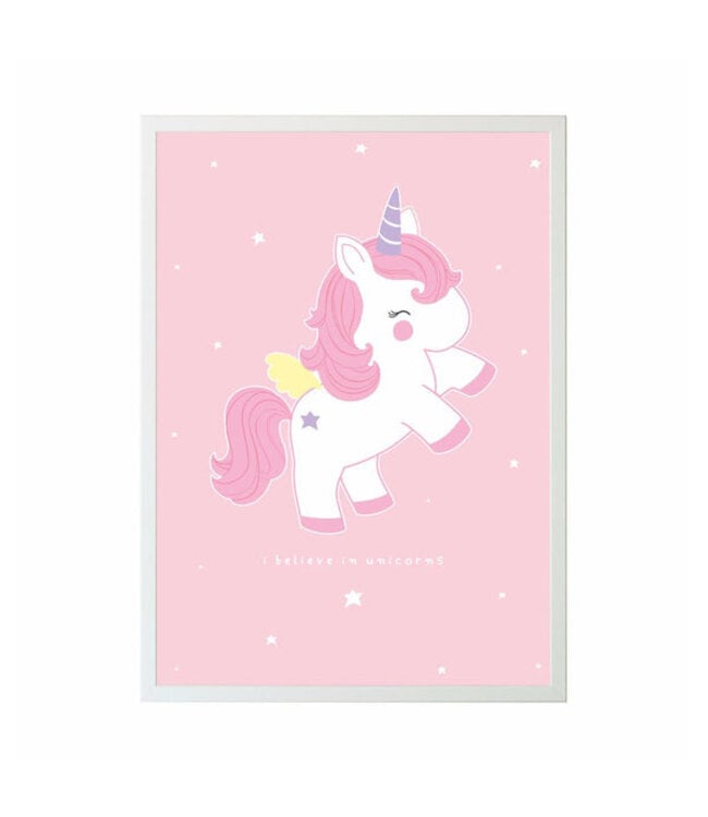AFFICHE - BÉBÉ LICORNE