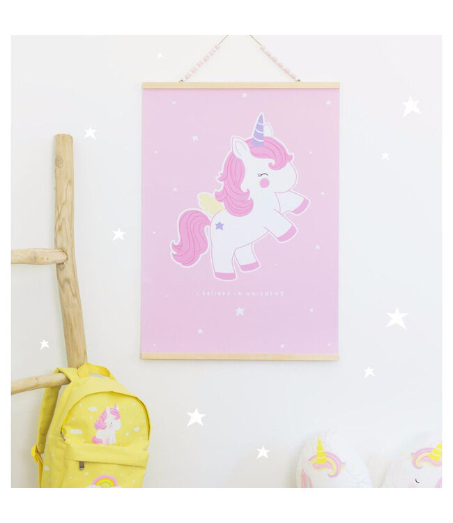 AFFICHE - BÉBÉ LICORNE