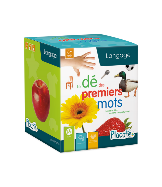 PLACOTE JEU ÉDUCATIF - LE DÉ DES PREMIERS MOTS