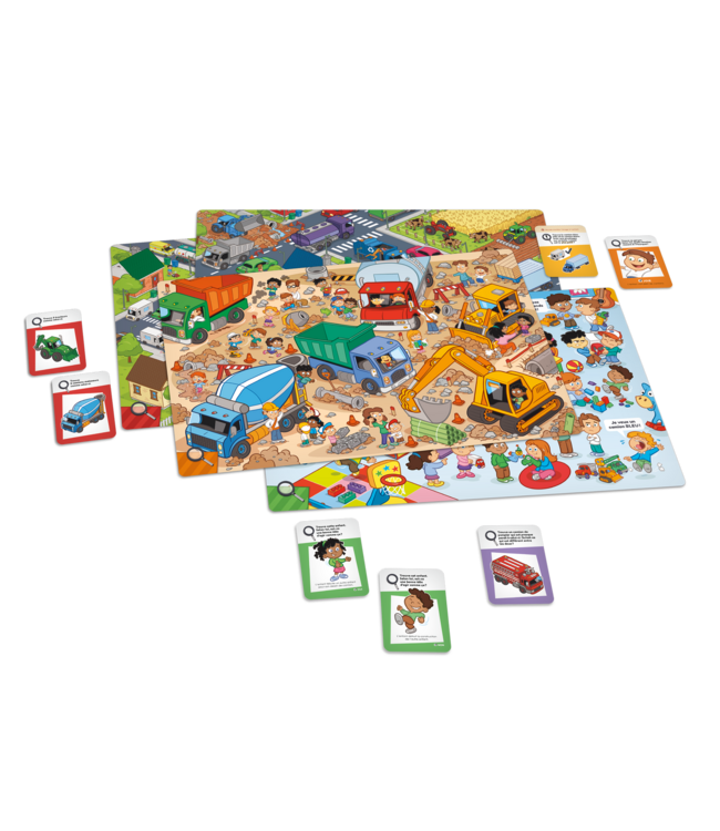 PLACOTE JEU ÉDUCATIF - CHERCHE, TROUVE & DÉCOUVRE : LES CAMIONS