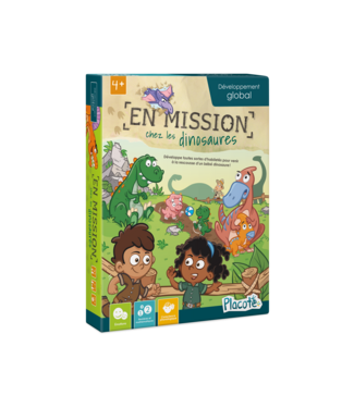 PLACOTE JEU ÉDUCATIF - EN MISSION CHEZ LES DINOSAURES