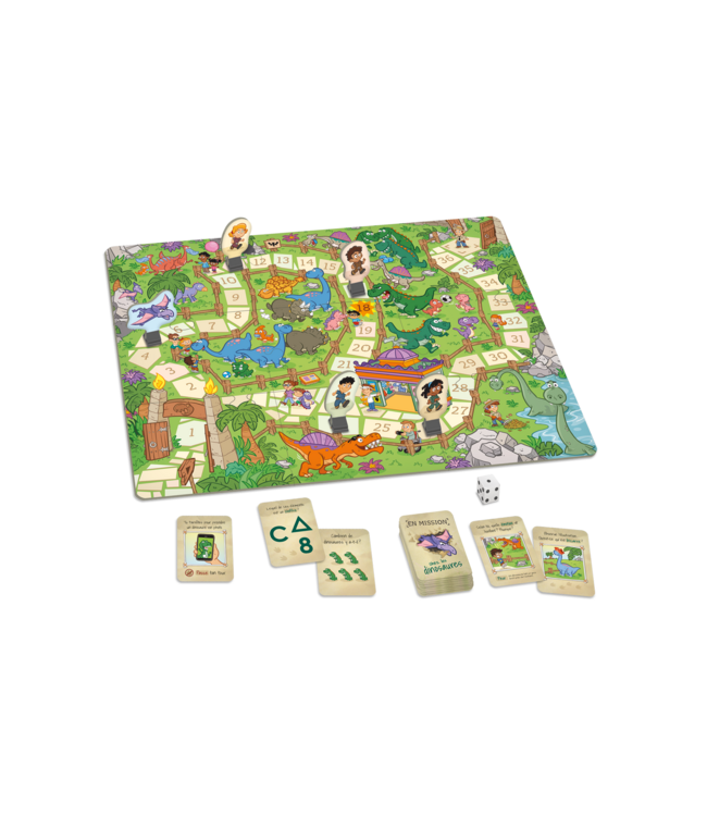 PLACOTE JEU ÉDUCATIF - EN MISSION CHEZ LES DINOSAURES