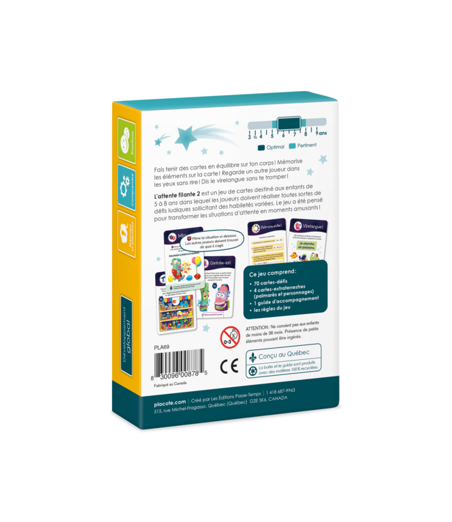 PLACOTE JEU ÉDUCATIF - L'ATTENTE FILANTE 2