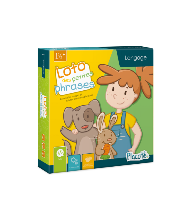 PLACOTE JEU ÉDUCATIF - LOTO DES PETITES PHRASES