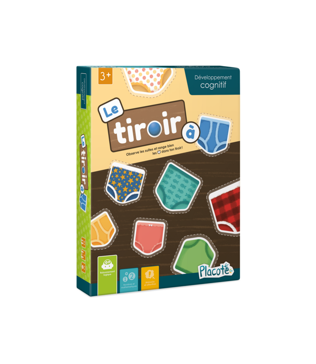 PLACOTE JEU ÉDUCATIF - LE TIROIR À BOBETTES