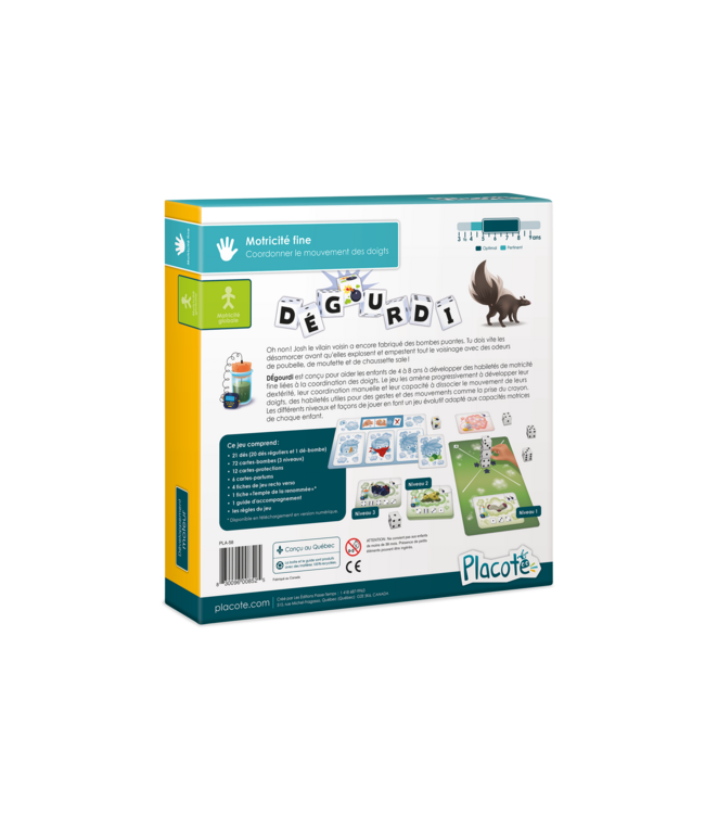 PLACOTE JEU ÉDUCATIF - DÉGOURDI