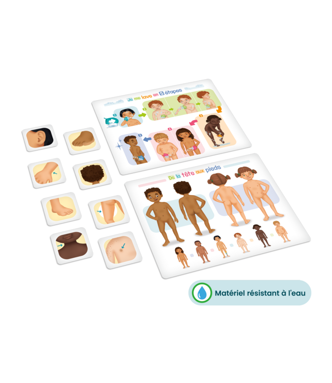 PLACOTE JEU ÉDUCATIF - DE LA TÊTE AU PIED