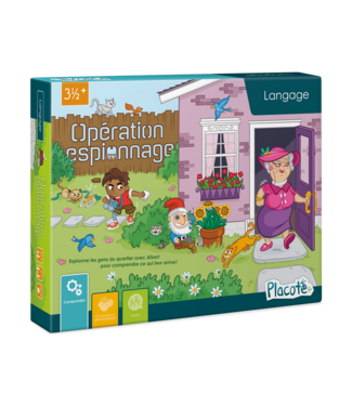 PLACOTE JEU ÉDUCATIF - OPÉRATION ESPIONNAGE