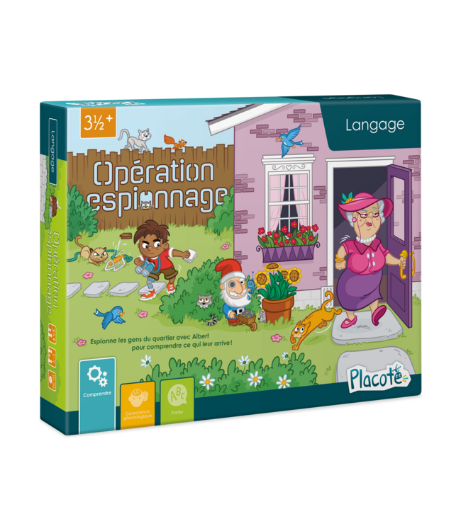 PLACOTE JEU ÉDUCATIF - OPÉRATION ESPIONNAGE