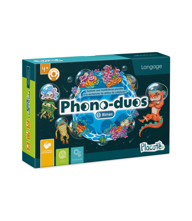 PLACOTE JEU ÉDUCATIF - PHONO DUO : RIMES
