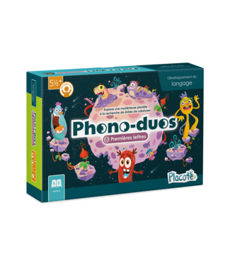 PLACOTE JEU ÉDUCATIF - PHONO DUO : PREMIÈRES LETTRES