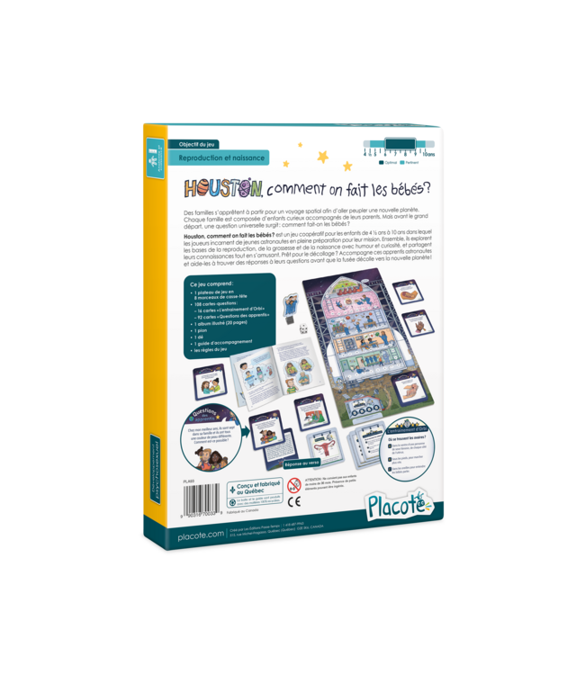PLACOTE JEU ÉDUCATIF - HOUSTON, COMMENT ON FAIT DES BÉBÉS