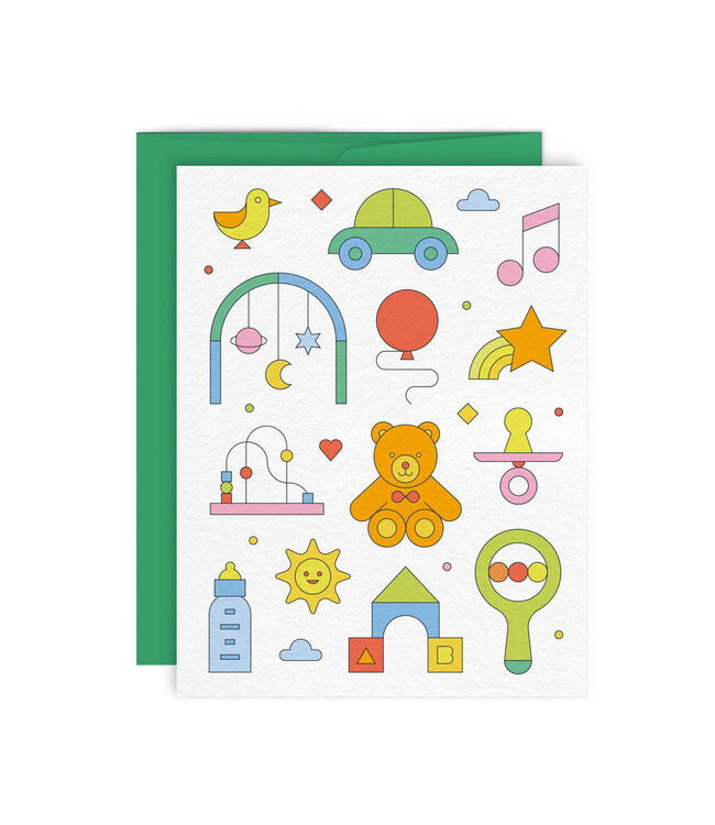 CARTE DE SOUHAIT - JOUETS