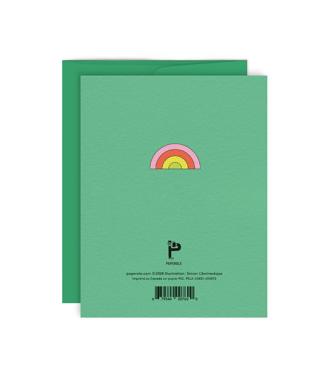 CARTE DE SOUHAIT - JOUETS