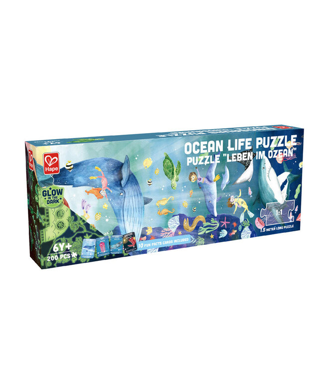 HAPE CASSE-TÊTE  VIE MARINE (200 MCX) - GLOW-IN-THE-DARK