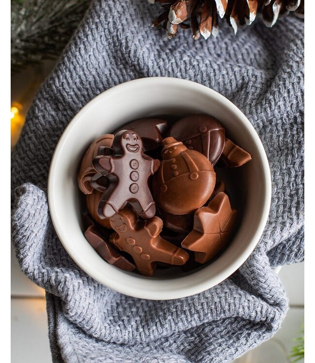 CHOCOLAT AU LAIT - BOÎTE DE CHOCOLATS DE NOËL