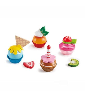 HAPE JEU EN BOIS - CUPCAKES
