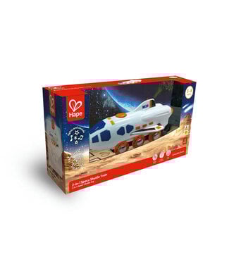 HAPE TRAIN NAVETTE SPATIALE - 2 EN 1