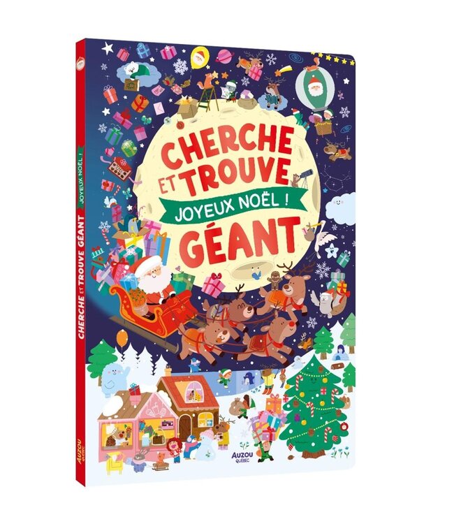 AUZOU Cherche et trouve géant - Joyeux Noël