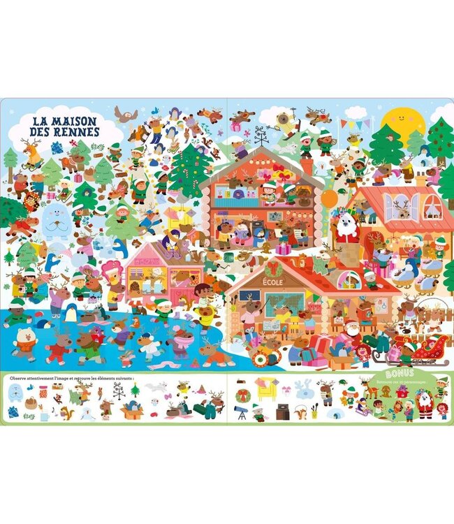 AUZOU Cherche et trouve géant - Joyeux Noël