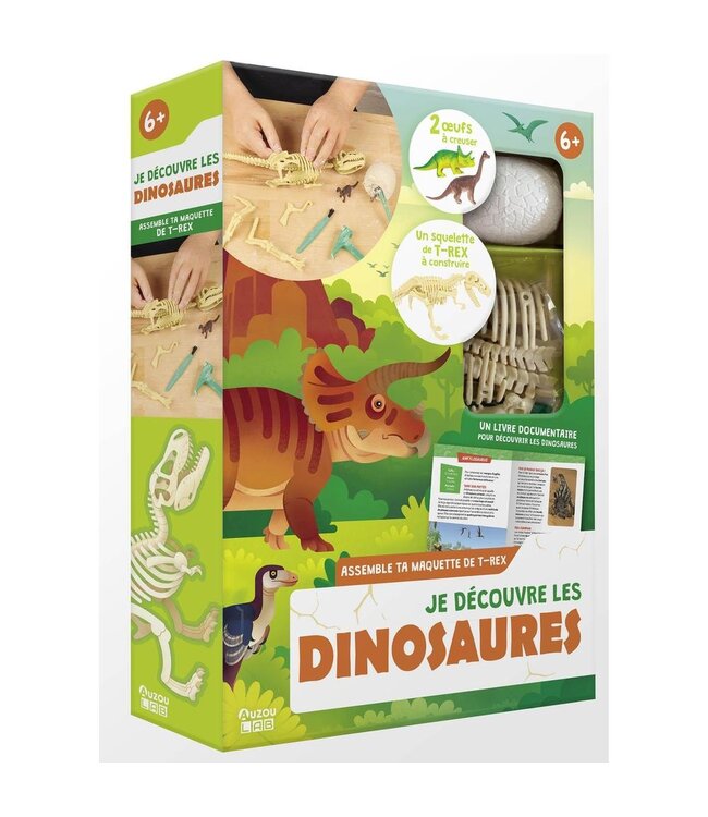 AUZOU Coffret - Je découvre les dinosaures