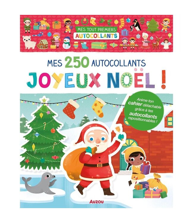 AUZOU Mes 250 autocollants - Noêl