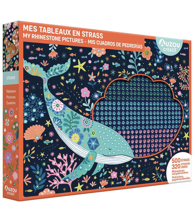 AUZOU Coffret - Mes tableaux en strass