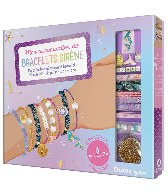 AUZOU Bracelet - mon accumulation de bracelets sirène