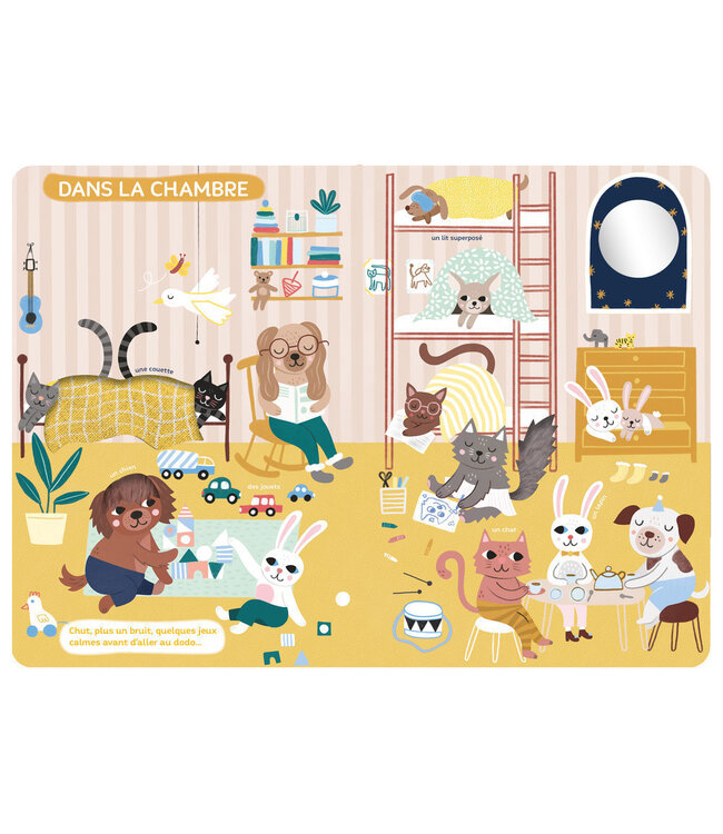 AUZOU Mon très grand livre d'éveil - Bonne nuit les animaux !