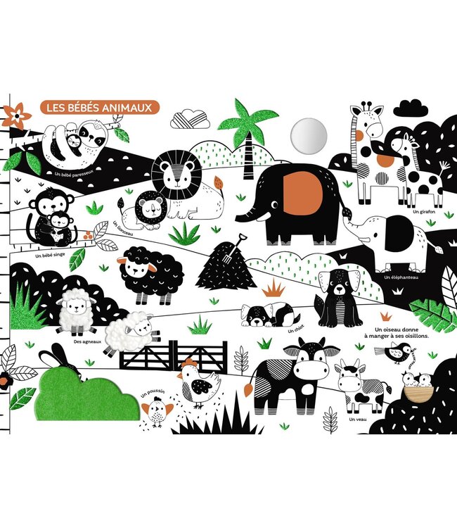 AUZOU Mon très grand livre d'éveil : En Noir et Blanc