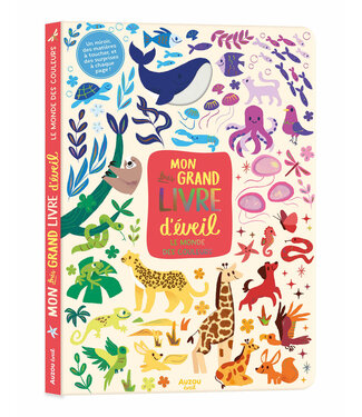 AUZOU Mon très grand livre d'éveil - monde des couleurs