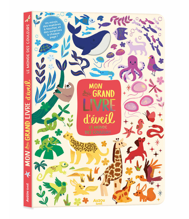 AUZOU Mon très grand livre d'éveil - monde des couleurs