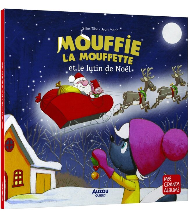 AUZOU Livre - Mouffie la mouffette et le lutin de Noël