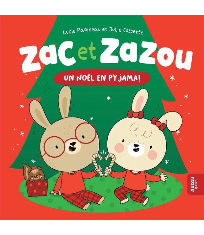 AUZOU Livre Zac et Zazou - Un Noël en pyjama