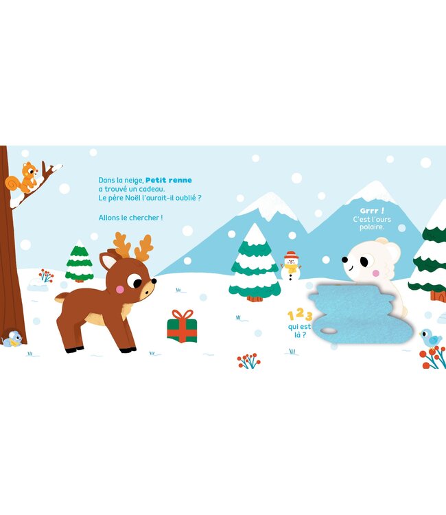 AUZOU Livre 1, 2, 3, qui est là ? - Joyeux Noël !