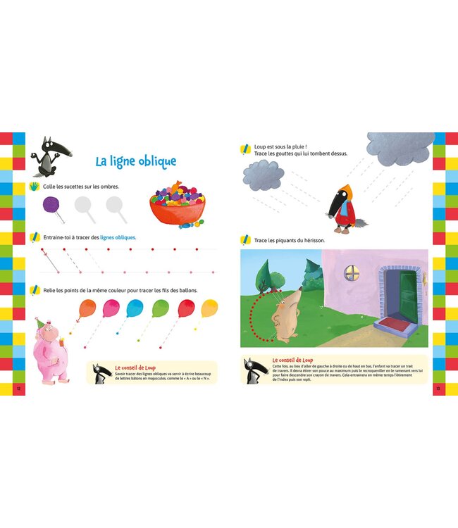 AUZOU JE ME PRÉPARE À L'ÉCRITURE AVEC LOUP