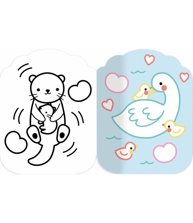 AUZOU JE COLORIE SANS DÉPASSER - LES BÉBÉS ANIMAUX