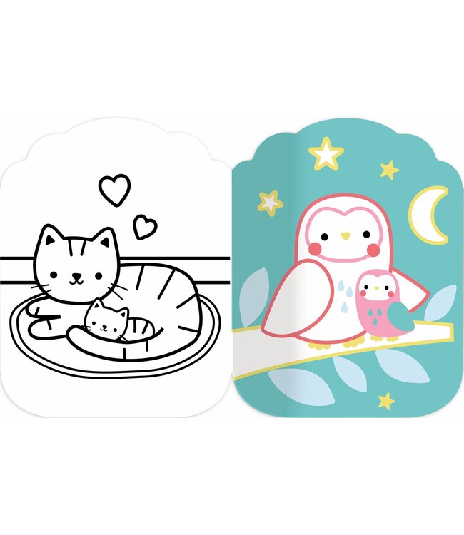 AUZOU JE COLORIE SANS DÉPASSER - LES BÉBÉS ANIMAUX