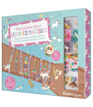 AUZOU COFFRET - MES FABULEUX BIJOUX LICORNES MAGIQUES