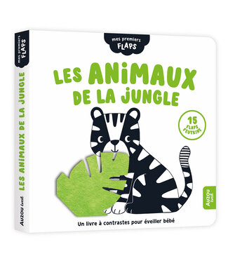 AUZOU LIVRE - MES PREMIERS FLAPS : LES ANIMAUX DE LA JUNGLE ET LA SAVANE