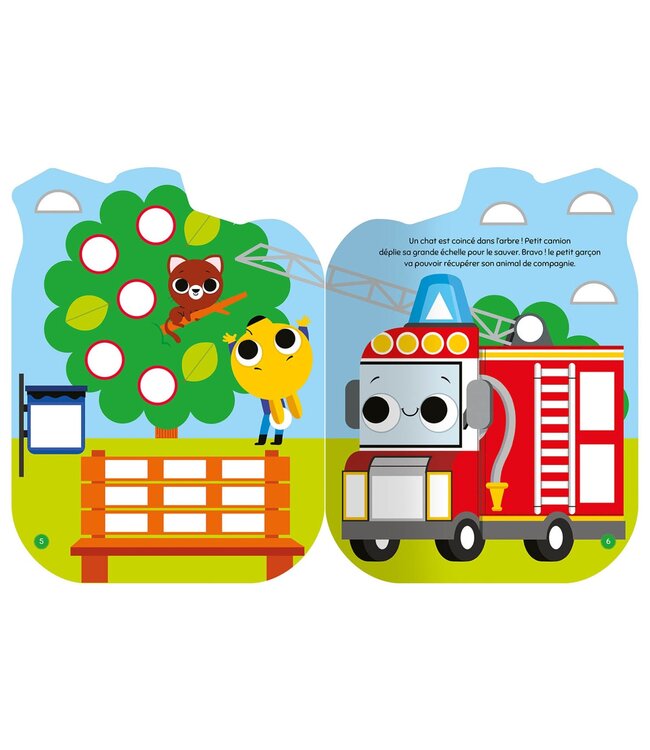 AUZOU MES GOMETTES FORMES - L'AVENTURE DE PETIT CAMION DE POMPIER