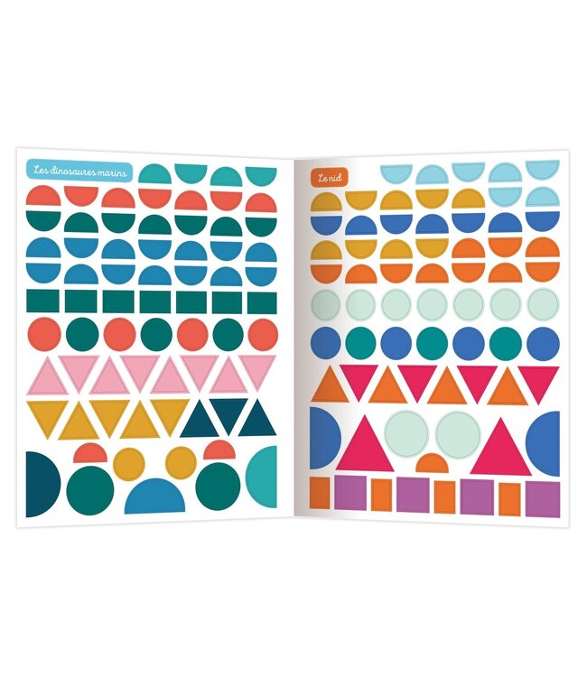 AUZOU MES TOUT PREMIERS AUTOCOLLANTS - 1000 PREMIÈRES GOMMETTES FORMES DINOSAURES